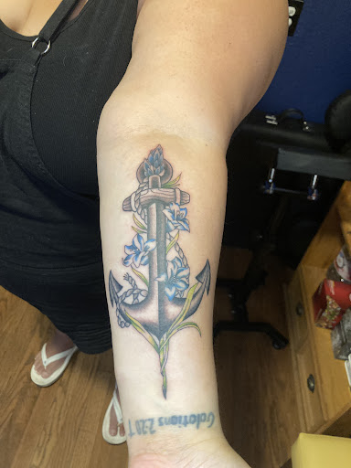 Explore colourful tattoo ideas, creative tattoo ideas in Ontario, available at Rose & Dagger Ink