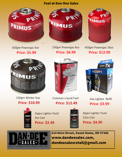 Sporting Goods Store «Dan-Dee Sales», reviews and photos, 610 Main St, Sweet Home, OR 97386, USA