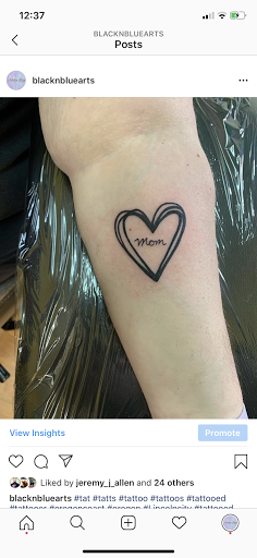 Explore paw print tattoo ideas, creative tattoo ideas in Lincoln City, available at Black N Blue Tattoo & Skate Shop