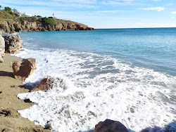 Foto von Crique de la Nau Plage und die siedlung