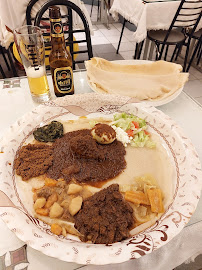 Injera du Restaurant éthiopien Restaurant Addis Abeba Éthiopie à Paris - n°11