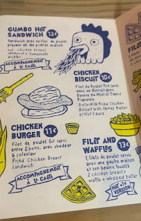 Gumbo Yaya Chicken and Waffles à Paris menu