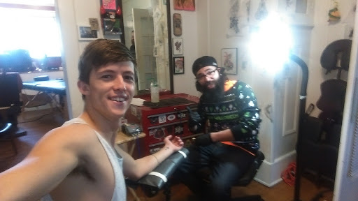 Explore tattoo ideas collarbone, creative tattoo ideas in Milford, available at Golden Hammer Tattoo Studios