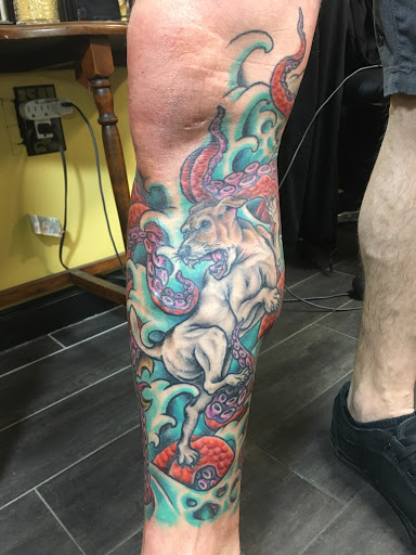 Explore animal tattoo ideas for guys, creative tattoo ideas in Asbury Park, available at Old Glory Tattoo Co.