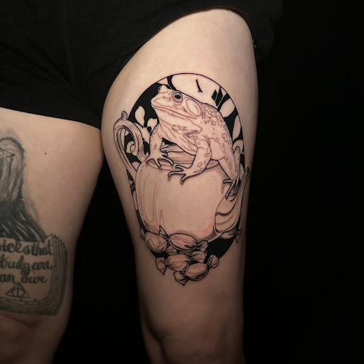 Explore tattoo ideas side, creative tattoo ideas in Duncannon, available at Rapture Tattoo Emporium