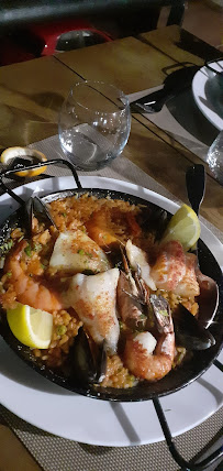 Paella du Restaurant français Restaurant la Mer à Ota - n°4