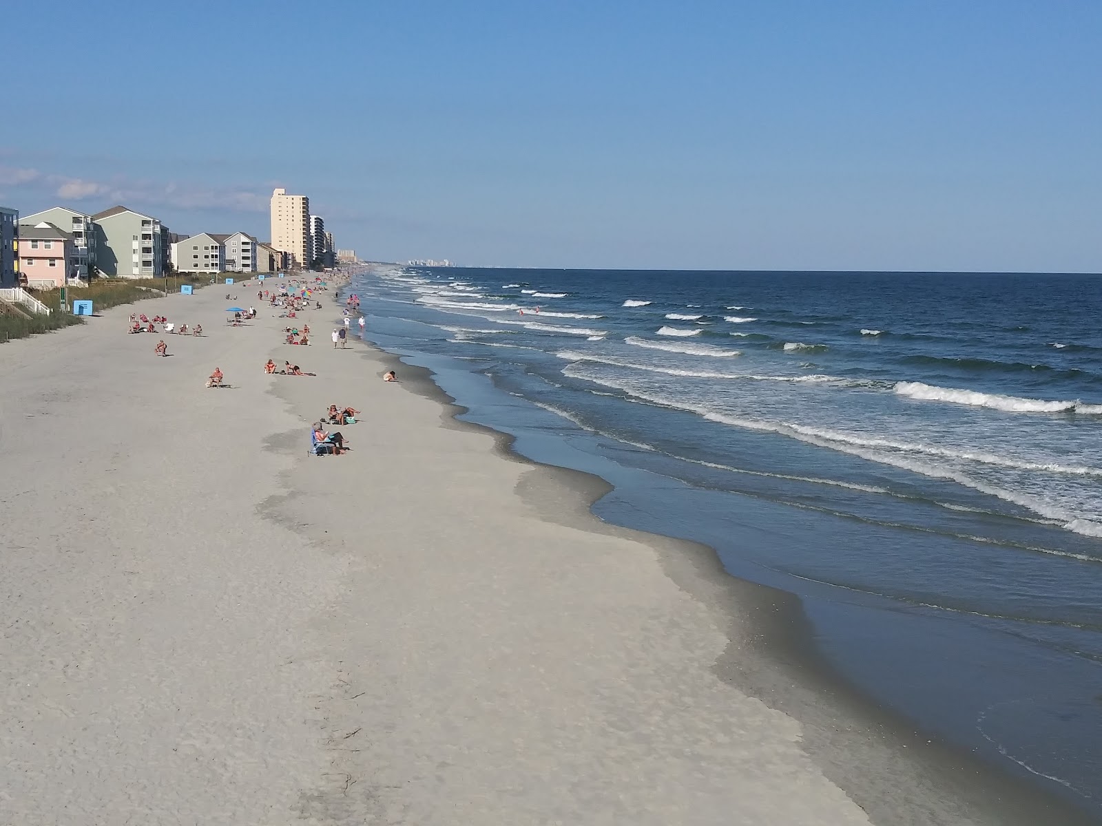 Garden City Pier beach 🏖️ South Carolina, United States - detailed  features, map, photos, image size:1600x1200
