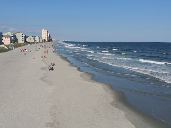 Garden City Pier beach