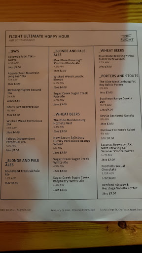 Bar «Flight Beer Garden & Music Hall», reviews and photos, 314 N College St, Charlotte, NC 28202, USA