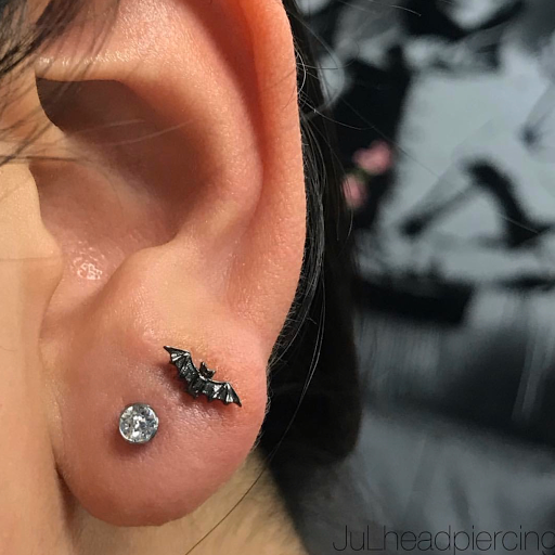 Explore men's behind the ear tattoo ideas, creative tattoo ideas in Alhambra, available at JuL head