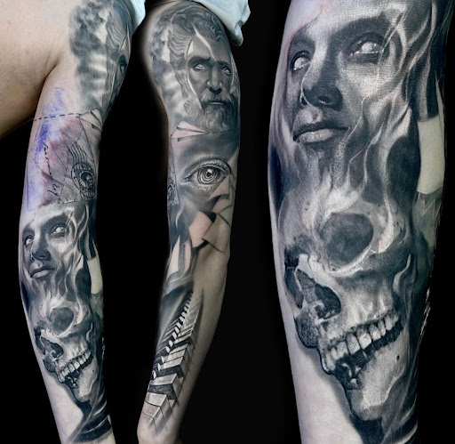 Explore tribal tattoo ideas for guys, creative tattoo ideas in Fort Wayne, available at Grade A Tattoos and Body Piercing