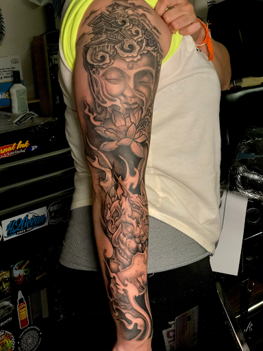Explore cover up foot tattoo ideas, creative tattoo ideas in Amarillo, available at Tattoo Spa LLC