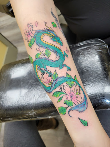 Explore hurricane tattoo ideas, creative tattoo ideas in Rutland, available at Maverick Tattoo