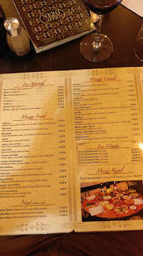 Menu du Restaurant libanais Ehden à Paris