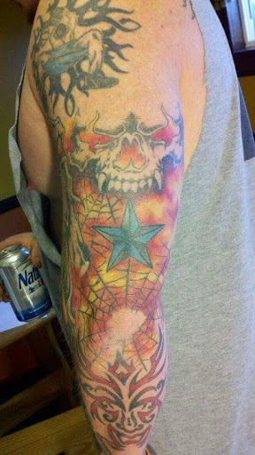 Explore tcb tattoo ideas, creative tattoo ideas in Milan, available at Apocalyptic Ink Studio