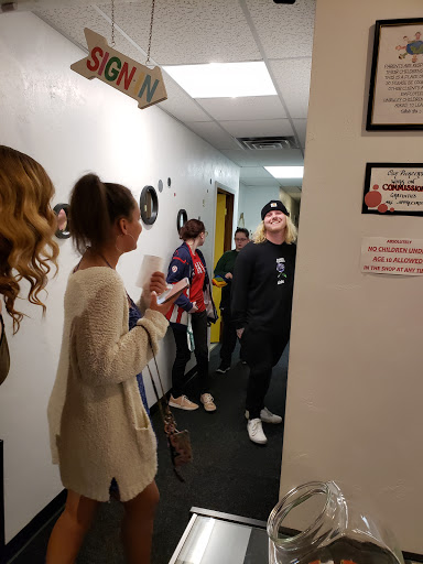 Explore sleeve skull tattoo ideas, creative tattoo ideas in Green Bay, available at Colourbox Body Piercing Llc