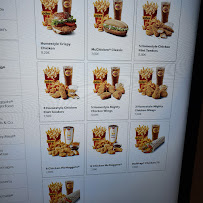 Menu du McDonald's à Dortmund