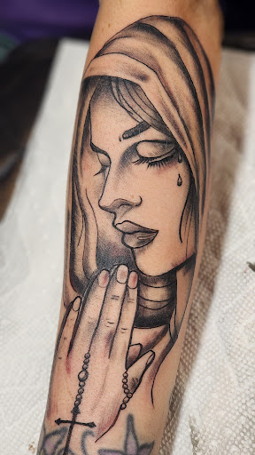 Explore infinity couple tattoo ideas, creative tattoo ideas in Minersville, available at Foundation Tattoo & Art Studio