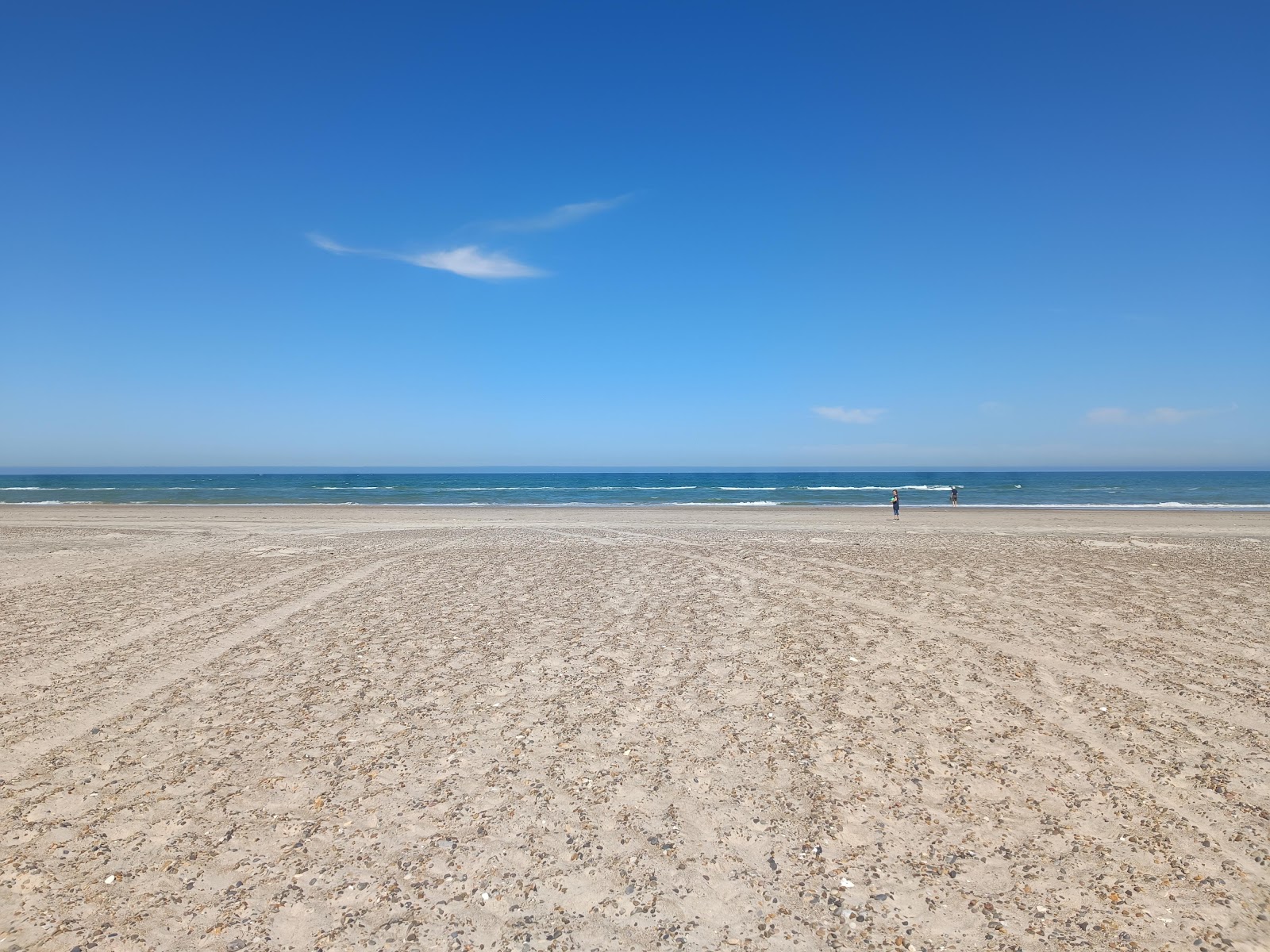 Gronne Beach的照片 带有长直海岸