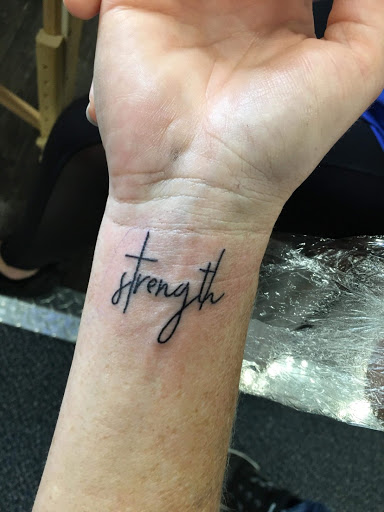 Explore tattoo with daughters name ideas, creative tattoo ideas in Kearney, available at Babalus Professional Tattoo Studio