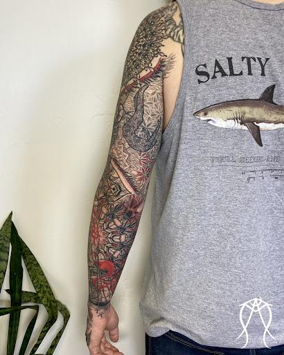 Explore tattoo ideas for photographers, creative tattoo ideas in Scipio Center, available at Ace of Wands Private Tattoo & Tarot Studio . Appointment Only