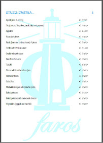 Restaurant spécialisé dans les petites portions à partager Faros Cafè à Bari - menu / carte