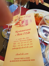 Restaurant Restaurant C'heu l'Zib à Menetou-Salon (la carte)