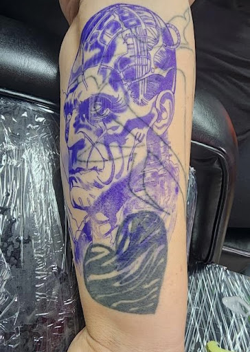 Explore san francisco 49ers tattoo ideas, creative tattoo ideas in Riverside, available at Darkstar Tattoo CA