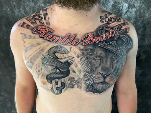 Explore paw print tattoo ideas, creative tattoo ideas in Sarasota, available at SEVEN SINS Tattoo Studio