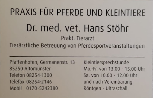 Hans Stöhr unter Altomünster, Bayern