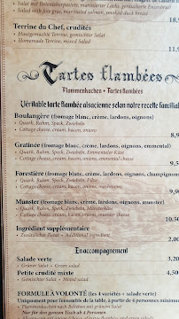 Caveau d'Eguisheim à Eguisheim menu