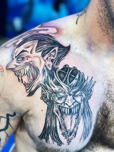 Explore asian tattoo ideas, creative tattoo ideas in Little Rock, available at Blu Flame Ink