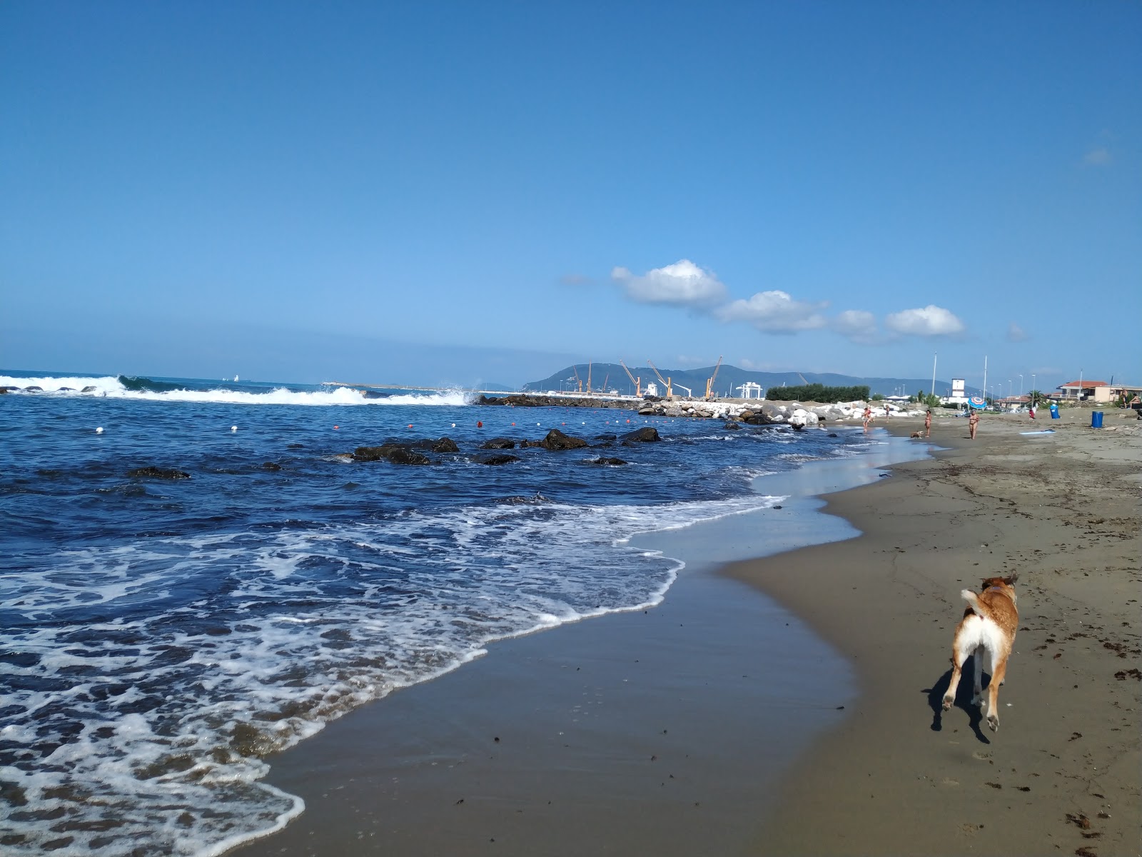 Foto de Ostello beach com pequena baía