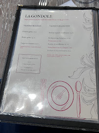 La Gondole à Ozoir-la-Ferrière menu