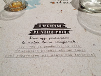 Menu du Birrificio Barch à Barcon