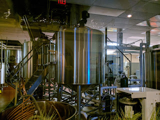 A row of beer taps
