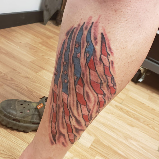 Explore tattoo filler ideas for sleeve, creative tattoo ideas in Export, available at Patriotic pain tattoo