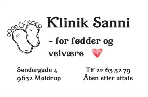Anmeldelser af Klinik Sanni - for fødder og velvære i Viborg - Fodterapeut