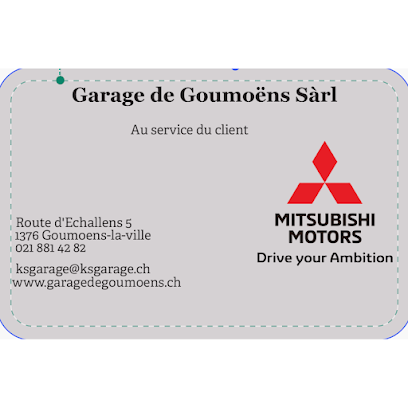 Garage de Goumoens, Jean-Luc Turin - Mitsubishi