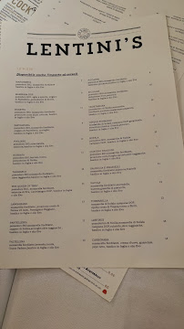Menu / carte de Lentini's Pizza & Restaurant Grill à Turin