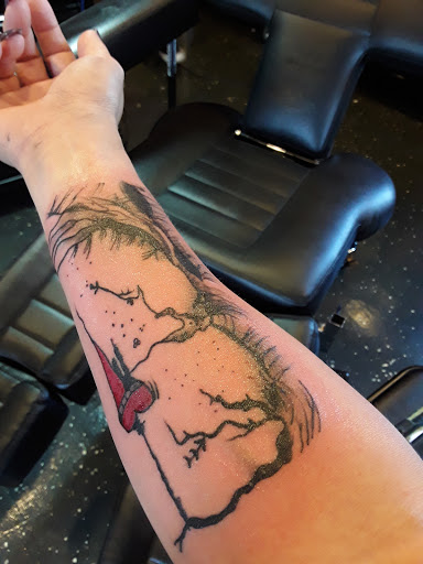 Explore colored tattoo ideas for men, creative tattoo ideas in Talbott, available at Self Made Tattoo