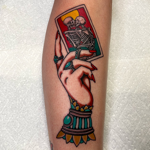 Explore bigfoot tattoo ideas, creative tattoo ideas in Buffalo, available at The Tilted Rose Tattoo