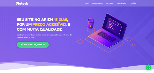Logo da empresa - Plateck