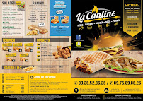 Menu / carte de LA CANTINE DORMANS à Dormans