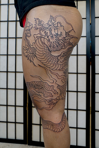 Explore plague doctor tattoo ideas, creative tattoo ideas in Arlington, available at Benchmark Tattoos