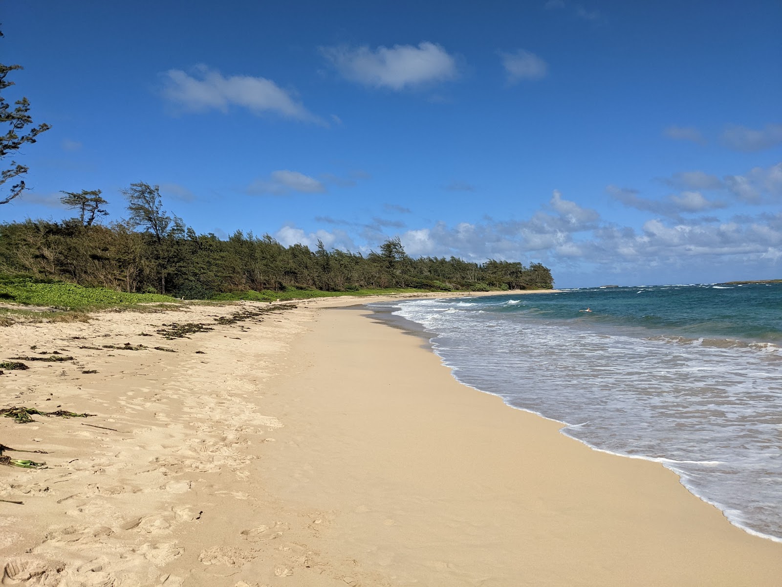 Foto van Hukilau Beach Park met turquoise puur water oppervlakte