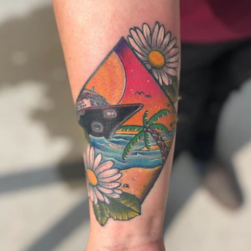 Explore abstract tattoos ideas, creative tattoo ideas in Aledo, available at Elevated Tattoo & Piercing