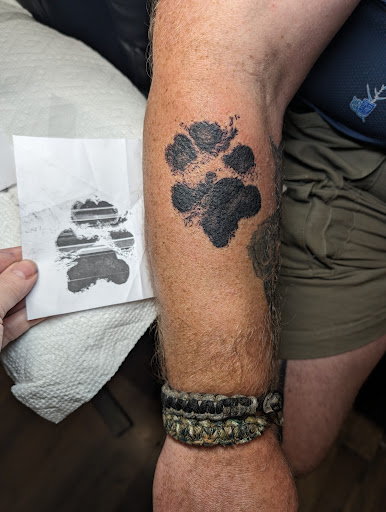Explore tattoo handwriting ideas, creative tattoo ideas in Cornelia, available at Prismatic Pulse Tattoo