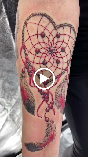 Explore half moon tattoo ideas, creative tattoo ideas in Hudson, available at Synchronicity Tattoo Studio Llc