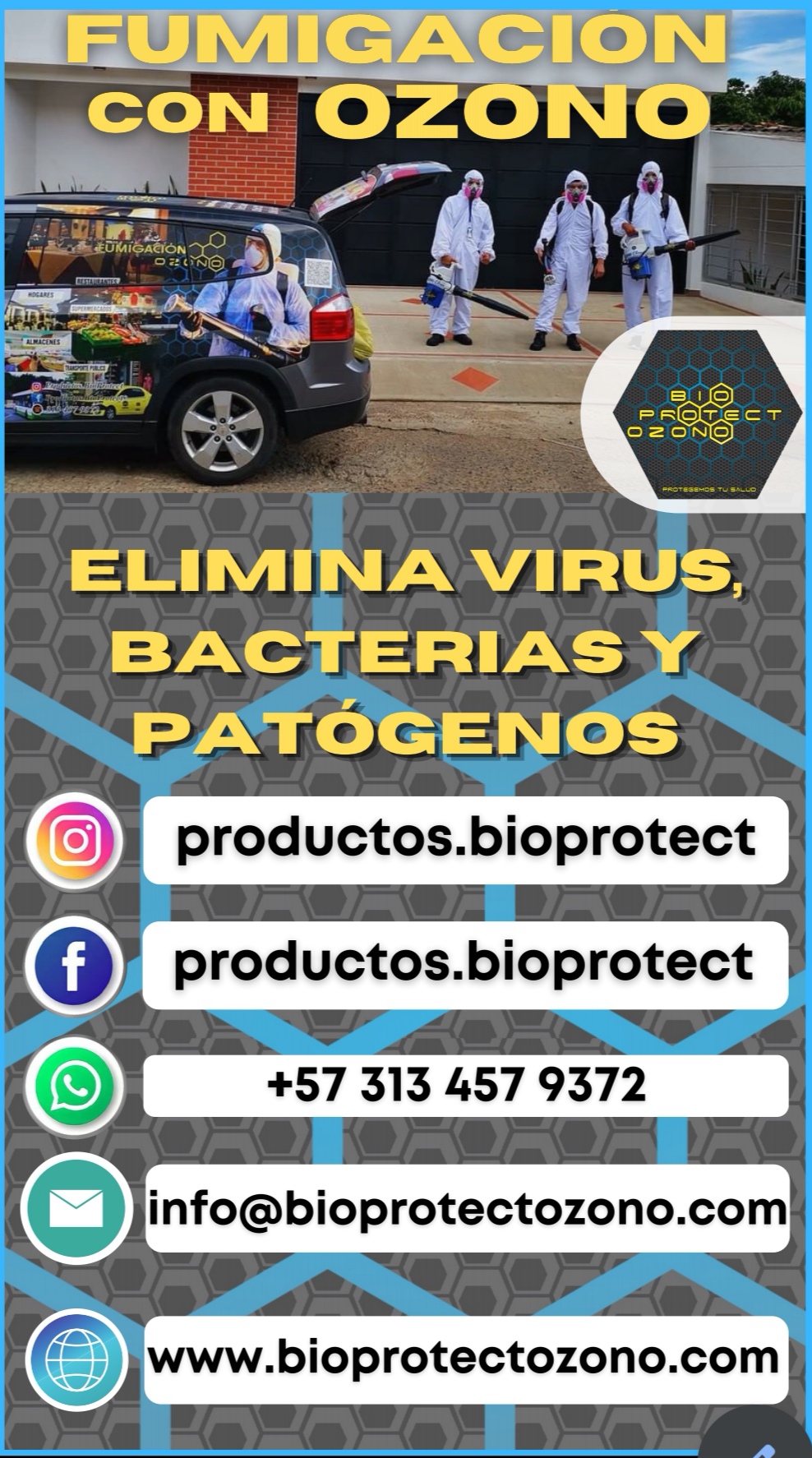 BioProtect Ozono - Fumigación en Cúcuta con Ozono